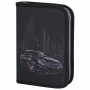 Пенал BRAUBERG, 1 отделение, 1 откидная планка, полиэстер, 21х14 см, "Night Car", 271522 - Пеналы каркасные