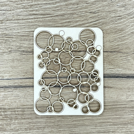 Чипборд "Круги" толщина 1,55 мм