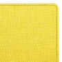 Блокнот А5 (148x213 мм), BRAUBERG "Tweed", 112 л., гибкий, под ткань, линия, желтый, 110967 - Бизнес-блокноты и бизнес-тетради