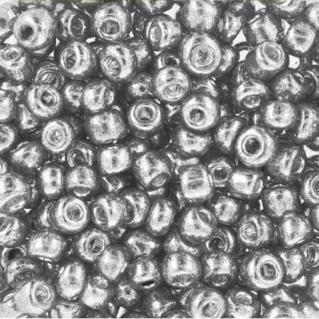 Бисер "Zlatka" 11/0, серебряный №0561, 5 уп по 10 гр