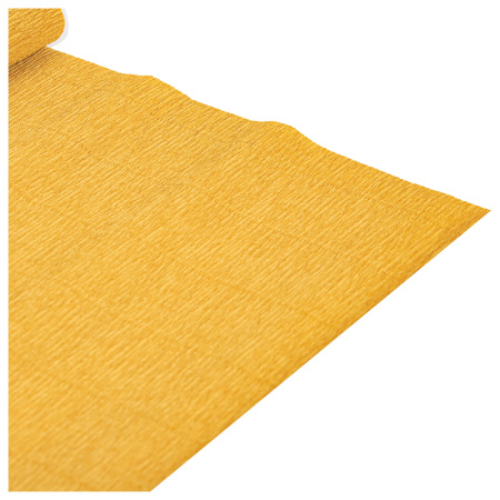 Бумага гофрированная/креповая (ИТАЛИЯ) 140 г/м2, 50х250 см, светло-оранжевая (976), BRAUBERG FIORE, 112565 - Цветная бумага