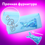 Пенал-косметичка ЮНЛАНДИЯ, 2 отделения, мягкий, "Зайка", голубой, 20х7х9 см, 228987 - Пеналы мягкие
