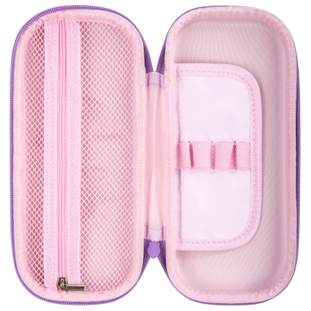 Пенал BRAUBERG, 1 отделение, 1 откидная планка, EVA 3D, 22х10х5 см, "Unicorn", 270699 - Пеналы каркасные