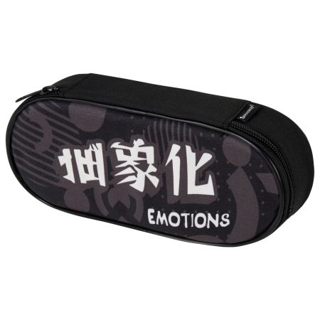 Пенал-футляр BRAUBERG, 1 отделение, органайзер, полиэстер, 22x9x5 см, "Emotions", 271588 - Пеналы мягкие