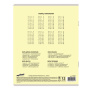 Тетрадь 12 л. ЮНЛАНДИЯ КЛАССИЧЕСКАЯ, клетка, обложка картон, ЖЕЛТАЯ, 105637 - Тетради 12-24 листов