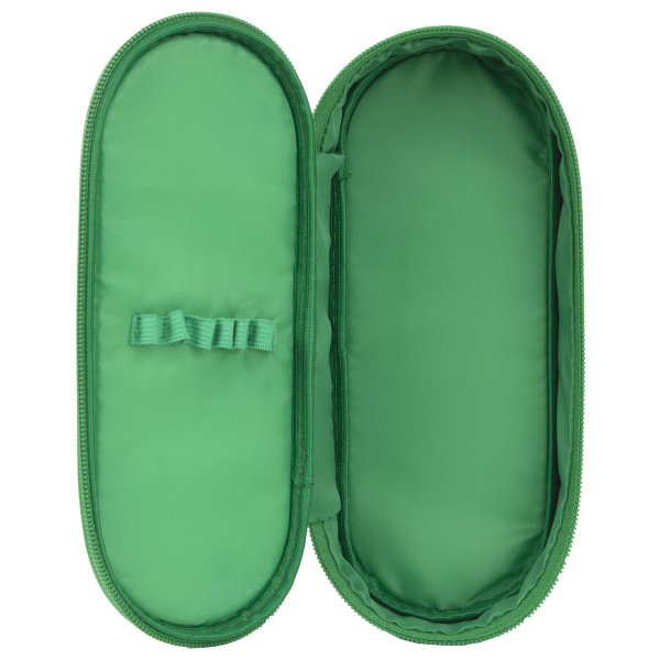 Пенал-футляр BRAUBERG, 1 отделение, ткань, 21x9x5 см, Avocado, 270374 - Пеналы мягкие