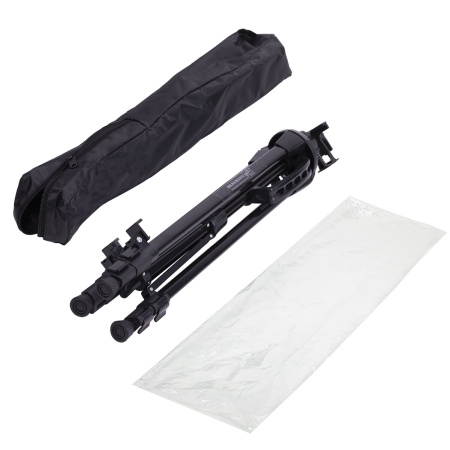 Мольберт-тренога металлический переносной, телескопический, 93х160х83 см, чехол, BRAUBERG ART, 192264 - Мольберты