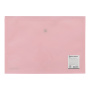 Папка-конверт с кнопкой BRAUBERG "Pastel", А4, до 100 листов, непрозрачная, персиковая, 0,18 мм, 270476 - Папки-конверты с кнопкой