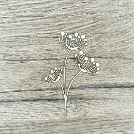 Чипборд "Веточка укропа" толщина 1,55 мм