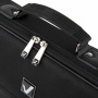 Сумка-портфель BRAUBERG с отделением для ноутбука 13-14", "Profi", откидная крышка, черная, 37х28х7 см, 240440 - Сумки деловые с отделением для ноутбука и планшета