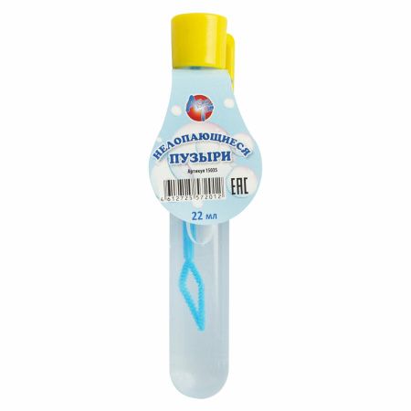 Мыльные пузыри "Нелопающиеся", 22 мл, дисплей 24 шт., АЛЕКС ТОЙЗ, 15035 - Мыльные пузыри