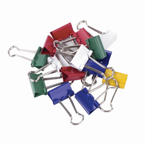 Набор BRAUBERG, зажимы 19 мм/15 шт., 25 мм/8 шт., скрепки 28 мм/152 шт. и 50 мм/50 шт., 223517 - Наборы канцелярских мелочей