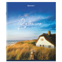Тетрадь А5, 80 л., BRAUBERG, скоба, клетка, обложка картон, "By the Sea", 404410 - Тетради более 60 листов