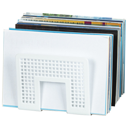 Лоток-сортер для бумаг BRAUBERG "Office-Expert", 3 отделения, 207х212х168 мм, сетчатый белый, 238023 - Лотки и подставки секционные