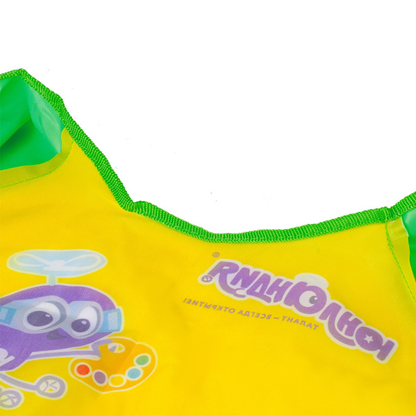 Фартук-накидка с рукавами для труда и занятий творчеством ЮНЛАНДИЯ, 50х65 см, зеленый, 229186 - Аксессуары для рисования