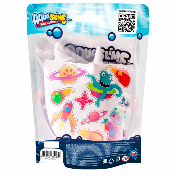 Набор для создания фигурок из цветного геля MINI "Aqua Slime", шаблоны, SLIME, AQ003 - Наборы для экспериментов и опытов