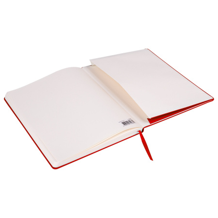 Блокнот-скетчбук БОЛЬШОЙ ФОРМАТ (180х250 мм) В5, BRAUBERG ULTRA, 80 г/м2, 96 л., без линовки, красный, 113066 - Бизнес-блокноты и бизнес-тетради