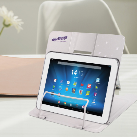 Подставка для книг и учебников ЮНЛАНДИЯ "Flower girl", регулируемый угол наклона, металл, 237578 - Подставки для книг