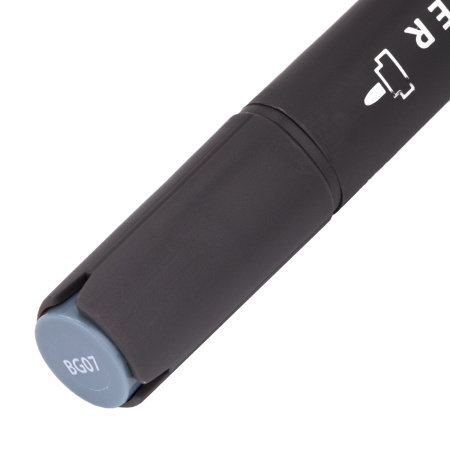 Маркер для скетчинга двусторонний 1 мм - 6 мм BRAUBERG ART CLASSIC, СЕРО-ГОЛУБОЙ 7 (BG07), 151877 - Скетчмаркеры поштучно