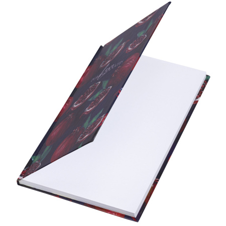 Блокнот А5 (134х206 мм), 80 л., твёрдый, клетка, STAFF, "Гранаты", 114411 - Блокноты в книжном переплете