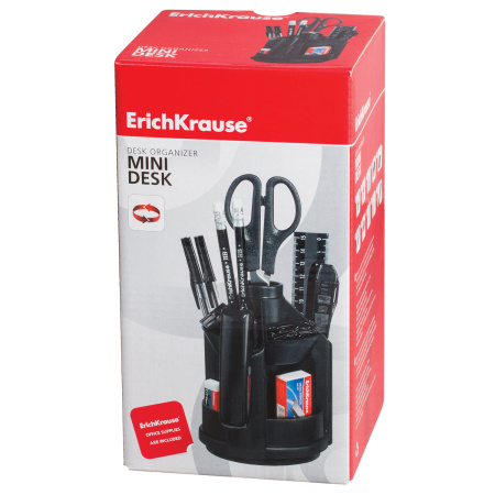 Канцелярский набор ERICH KRAUSE "Минидеск", 12 предметов, 11 - Наборы офисные пластиковые с наполнением