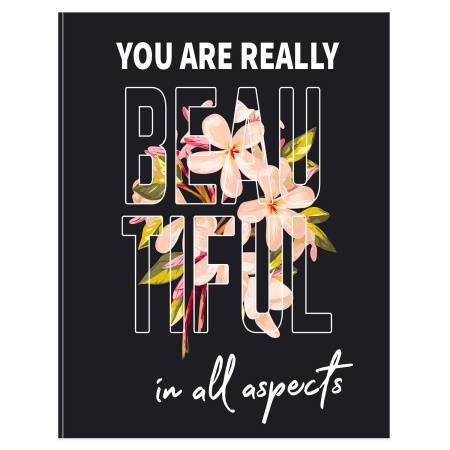 Тетрадь на кольцах А5 (165х215 мм), 120 листов, твердый картон, клетка, BRAUBERG, Beauty, 404082 - Тетради на кольцах и сменные блоки к ним