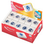 Ластик MAPED (Франция) "Essentials Soft 13", 33,5х21,5х9,9 мм, белый, ассорти, 112911 - Ластики классические