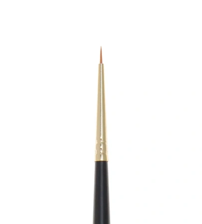 Кисть Roubloff рыжая жесткая синтетика круглая укороченная №0 серия 1315 - Кисти художественные из синтетического волоса