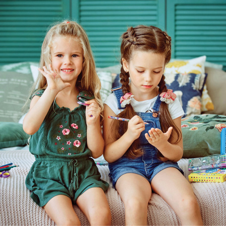 Ручки гелевые ЮНЛАНДИЯ, НАБОР 6 ЦВЕТОВ, ПАСТЕЛЬ, корпус с печатью, узел 0,7 мм, линия письма 0,5 мм, 142803 - Наборы гелевых ручек