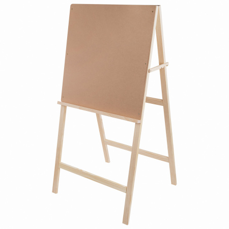 Мольберт напольный BRAUBERG ART CLASSIC "Хлопушка", планшет 60x60см, в собр.виде 60x120x5см, 190659 - Мольберты