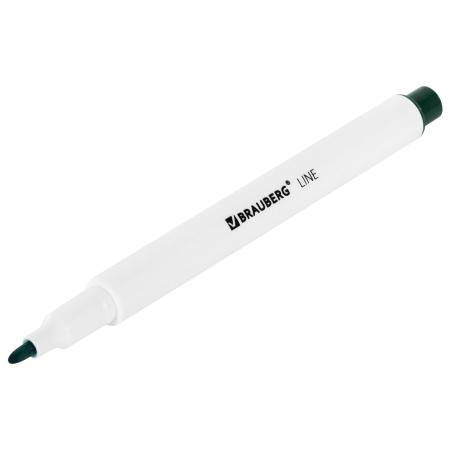 Маркеры стираемые для белой доски НАБОР 4 ЦВЕТА, BRAUBERG "LINE", 3 мм, с клипом, 152119 - Маркеры для досок