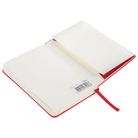 Блокнот МАЛЫЙ ФОРМАТ (93х142 мм) А6, BRAUBERG ULTRA, балакрон, 80 г/м2, 96 л., клетка, красный, 113054 - Бизнес-блокноты и бизнес-тетради