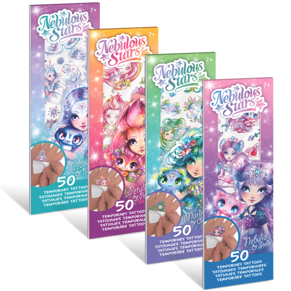 Серия Space: Набор для творчества - временные татуировки (3 листа) - Татуировки