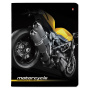 Тетрадь А5 48 л. АЛЬТ скоба, клетка, глянцевый лак, "Спортивные мотоциклы" (5 видов), 7-48-844 - Тетради 40-48 листов