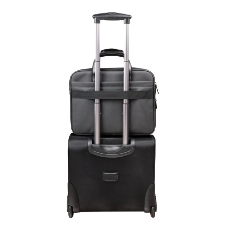 Сумка-портфель BRAUBERG с отделением для ноутбука 15-16", "Carbon", 2 отделения, графит, 41х31х13 см, 240509 - Сумки деловые с отделением для ноутбука и планшета