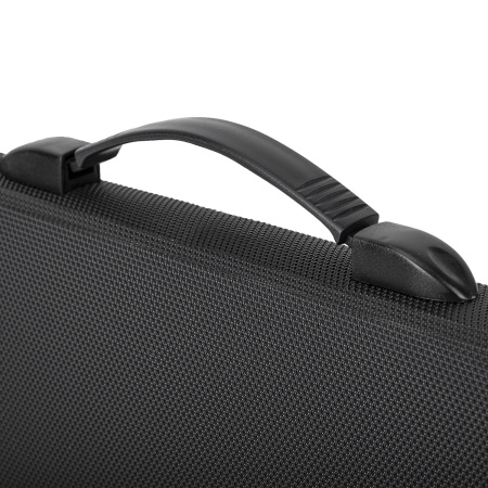 Папка-портфель пластиковая BRAUBERG "ДИПЛОМАТ", А4 (330х245х35 мм), 13 отделений, фактура бисер, черная, 226025 - Портфели пластиковые