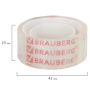 Клейкие ленты 19 мм х 10 м канцелярские BRAUBERG, комплект 12 шт., прозрачные, 223124 - Клейкие ленты канцелярские