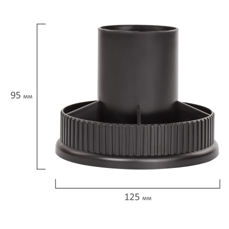 Канцелярский набор STAFF "Раунд", 13 предметов, круглое основание, вращающаяся конструкция, 230745 - Наборы офисные пластиковые с наполнением