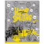Тетрадь А5 48 л. BRAUBERG, гребень, клетка, обложка картон, "Urban Style" (4 вида в спайке), 404338 - Тетради 40-48 листов