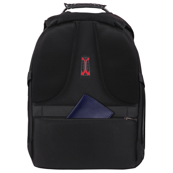 Рюкзак GERMANIUM UPGRADE Max, 3 отделения, отделение для ноутбука, USB-порт, UP-5, черный, 49х34х24 см, 271669 - Рюкзаки с отделением для ноутбука