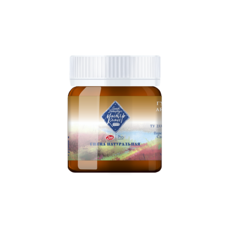 Краска гуашевая художественная сиена натуральная Мастер-Класс цв. №405 банка 40 мл