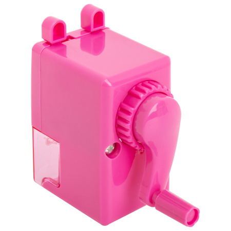 Точилка механическая ПИФАГОР "Study", корпус розовый, 229797 - Точилки механические