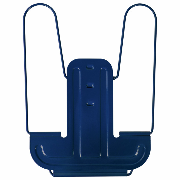 Подставка для книг и учебников BRAUBERG LINE+, металлическая, синяя, европодвес, 238071 - Подставки для книг