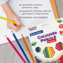 Карандаши цветные BRAUBERG PREMIUM, 24 цвета, шестигранные, грифель мягкий 3,3 мм, 181658 - Карандаши цветные