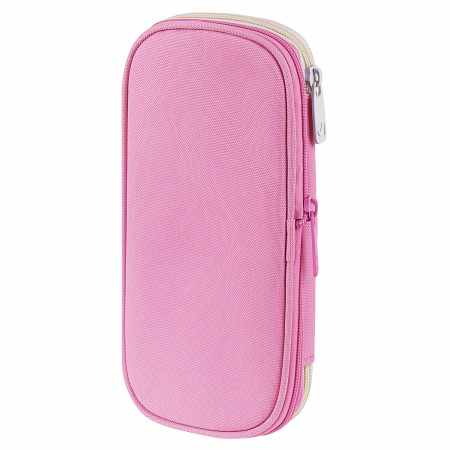 Пенал-трансформер BRAUBERG, полиэстер, 22х10х3 см, "Crystal rose", 271563 - Пеналы мягкие