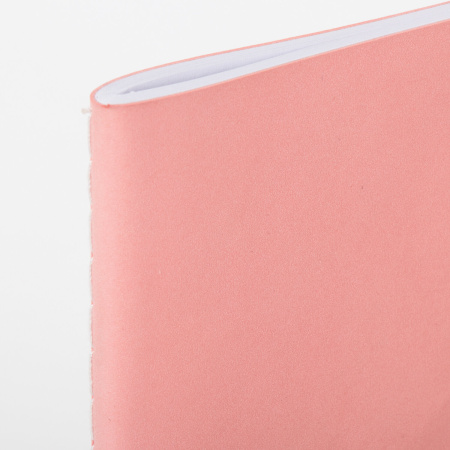 Тетрадь 48 л. в клетку обложка кожзам под замшу, сшивка, A5 (147х210мм), РОЗОВЫЙ, BRAUBERG CAPRISE, 403857 - Тетради 40-48 листов