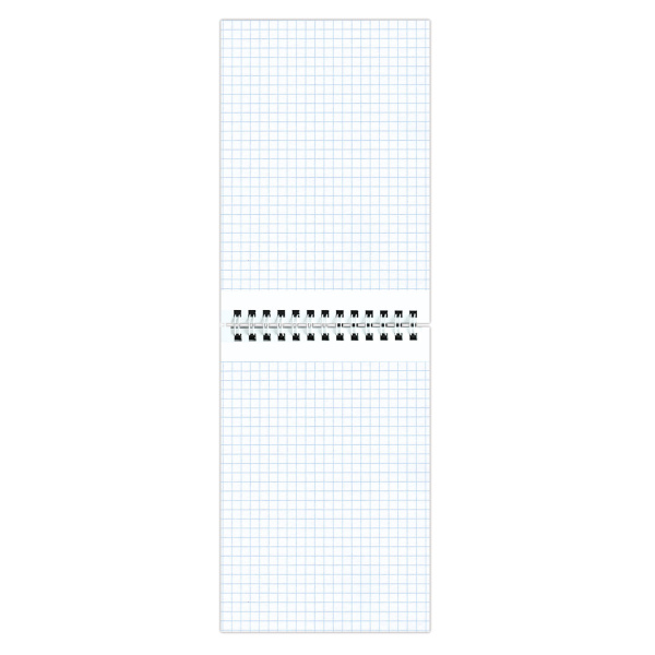 Блокнот МАЛЫЙ ФОРМАТ А6 108х146 мм, 48 л., гребень, картон, клетка, ОФИСМАГ, синий, 129870 - Блокноты
