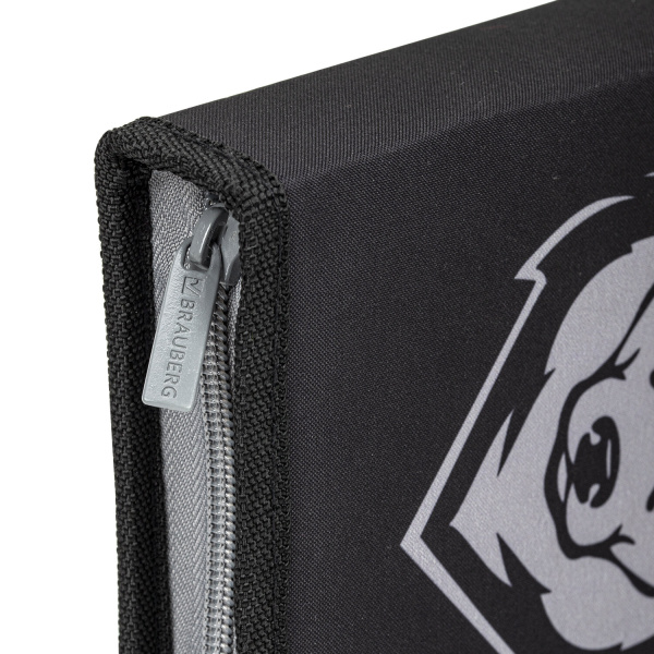 Пенал BRAUBERG, 1 отделение, полиэстер, 21х14 см, "Husky", 271532 - Пеналы каркасные