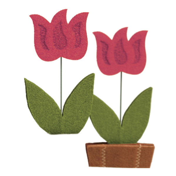 Цветной фетр для творчества, 400х600 мм, ОСТРОВ СОКРОВИЩ, 3 листа, толщина 4 мм, плотный, красный, 660658 - Фетр