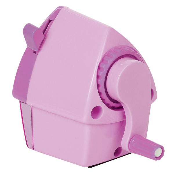 Точилка механическая ПИФАГОР "Домик гнома", металлический механизм, корпус розовый, 270424 - Точилки механические